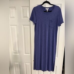 Jessica Simpson Purple Midi Dress